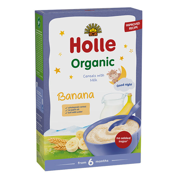Organic Baby Milk Cereal With Bananas