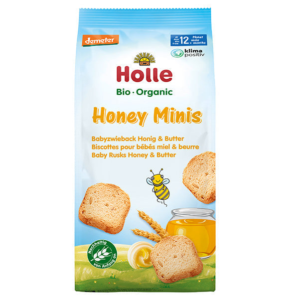 Organic Honey Minis Baby Rusks