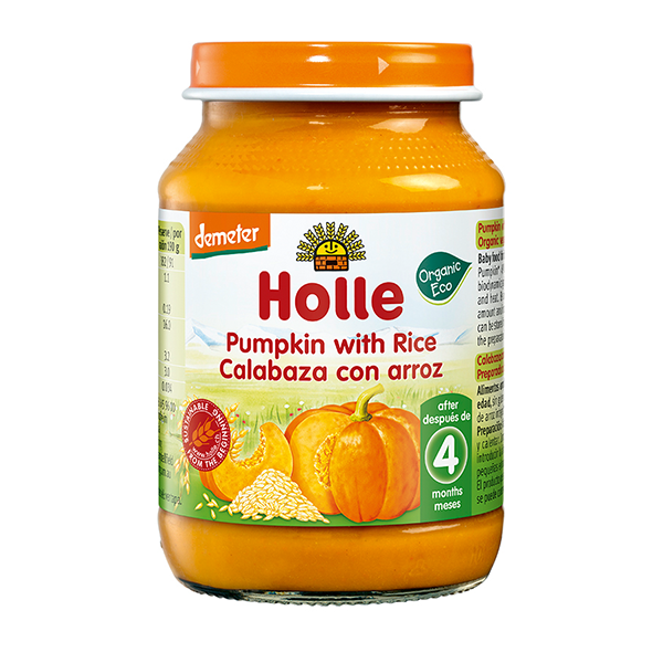 Organic Pumpkin with Rice Baby Food