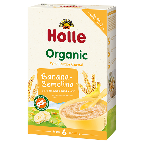 Organic Fruit Porridge Banana-Semolina