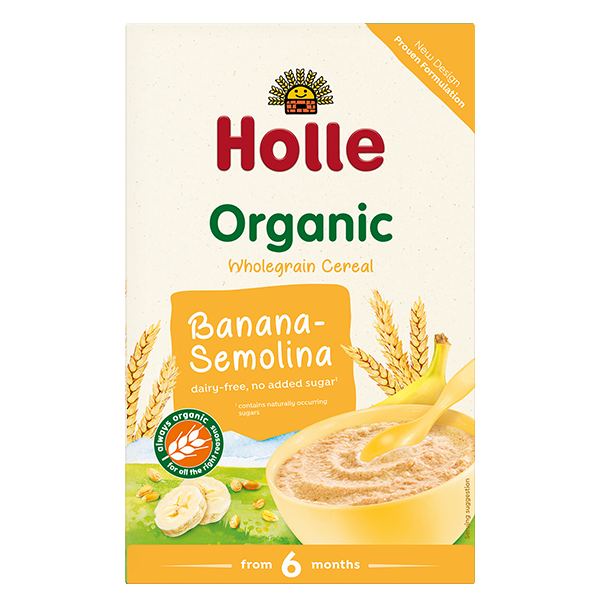 Organic Fruit Porridge Banana-Semolina