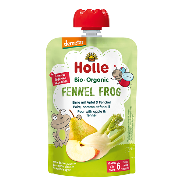 Organic Baby Food Pouch - Fennel Frog