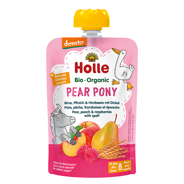 Organic Baby Food Pouch - Pear Pony