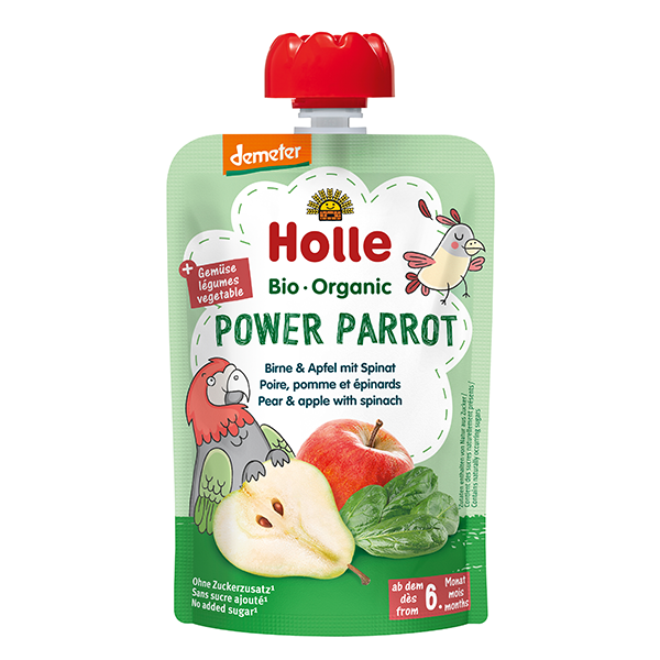 Organic Baby Food Pouch - Power Parrot