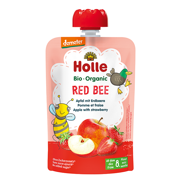 Organic Baby Food Pouch - Red Bee