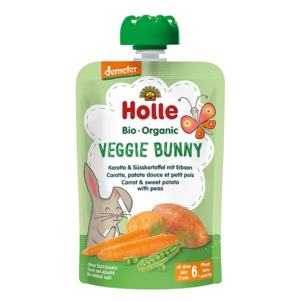 Organic Baby Food Pouch - Veggie Bunny