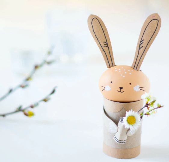 Toilet paper rolls – easter bunny