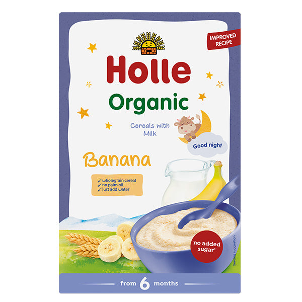 Organic Baby Milk Cereal With Bananas